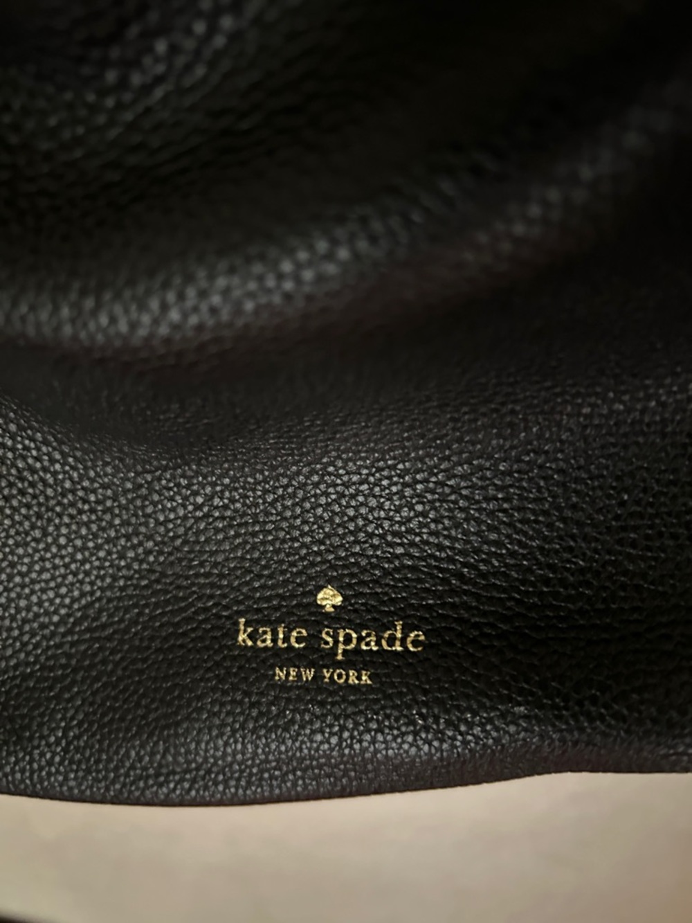 kate spade Black Leather Shoulder Bag with Adjustable Strap - Picture 2 of 5